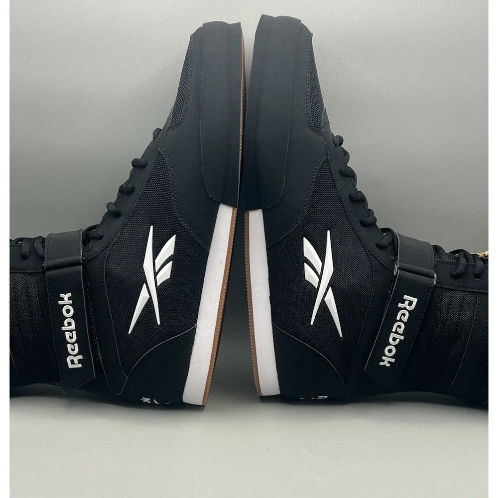 Reebok Boxing HI MMA Wrestling Black Sport Boots -‎ Men's Size 12.5